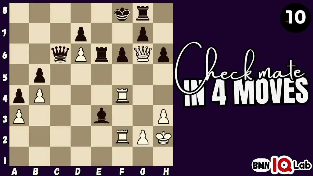 #SharpMind 🧠 Can you checkmate in 4 moves? (Part 41) (White to play)♟️