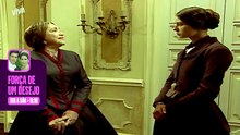 Novela Força de um Desejo (1999) - Alice enfrenta Idalina e as duas trocam farpas
