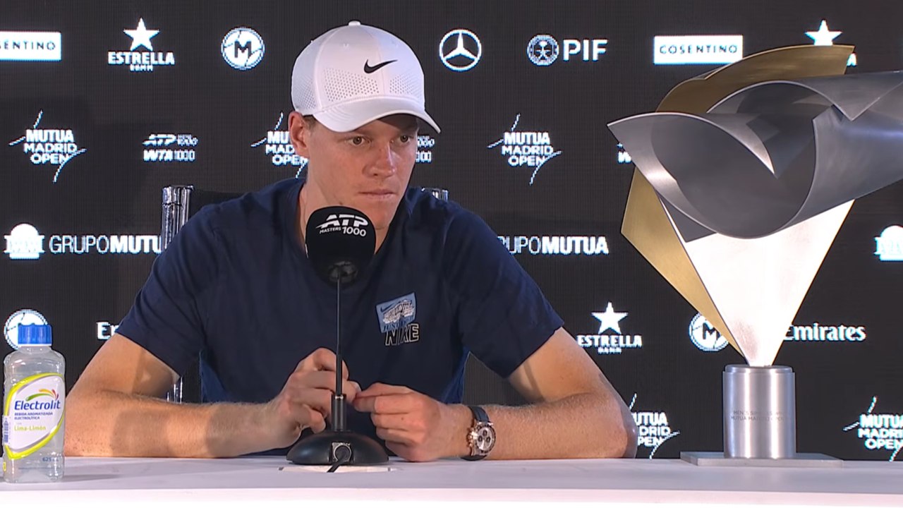 Mutua Madrid Open 2026 - Jannik Sinner après son titre à Madrid : “Je ne me compare pas à Rafa, Roger ou Novak”