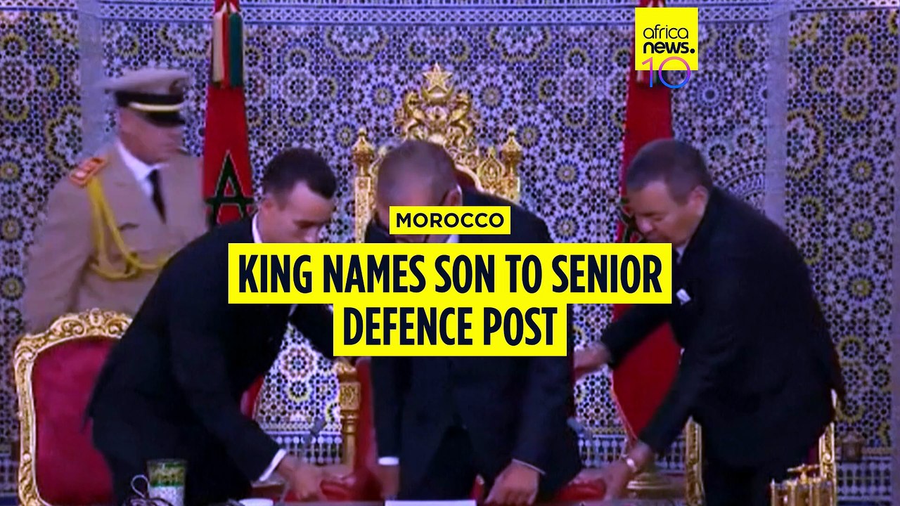 Morocco king names son to senior defence post