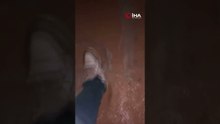 Süper hücre vurdu, şehir felç oldu | Otoparklar çamurla doldu, araçlar mahsur kaldı