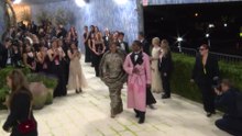 Rihanna in Custom Margiela, ASAP Rocky in Chanel Pink — The Met Gala's Most ICONIC Entrance
