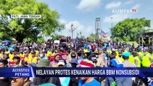 BBM Nonsubsidi Tembus Rp30 Ribu, Nelayan Unjuk Rasa di Alun-Alun Pati | KOMPAS PETANG