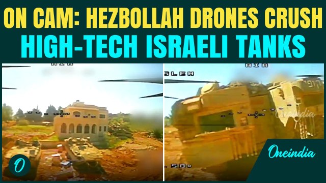 Israeli Military RATTLED As Hezbollah Drones HIT IDF Tank Units In South Lebanon