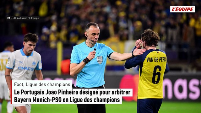 Le Portugais Joao Pinheiro désigné pour arbitrer Bayern Munich-PSG en Ligue des champions - Foot - Ligue des champions
