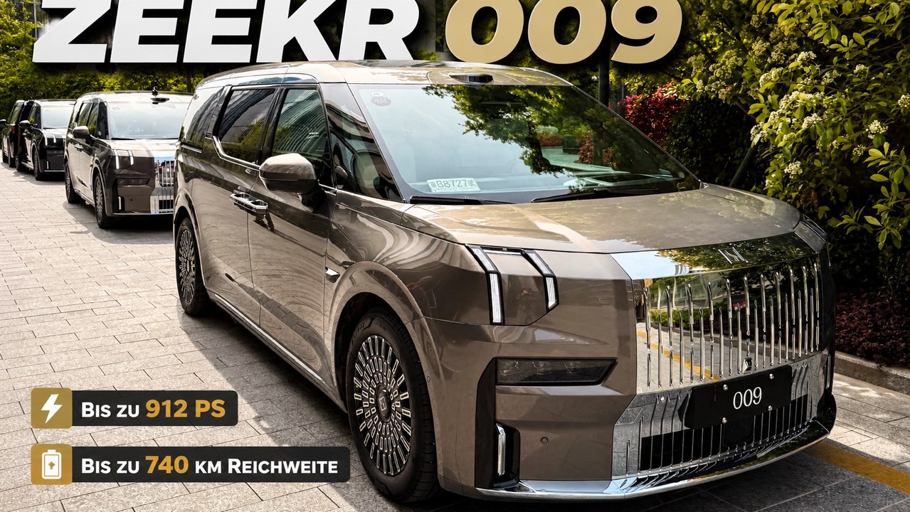 Zeekr 009 Ultra Plus mit 912 PS: Der stärkste Elektro-Van?