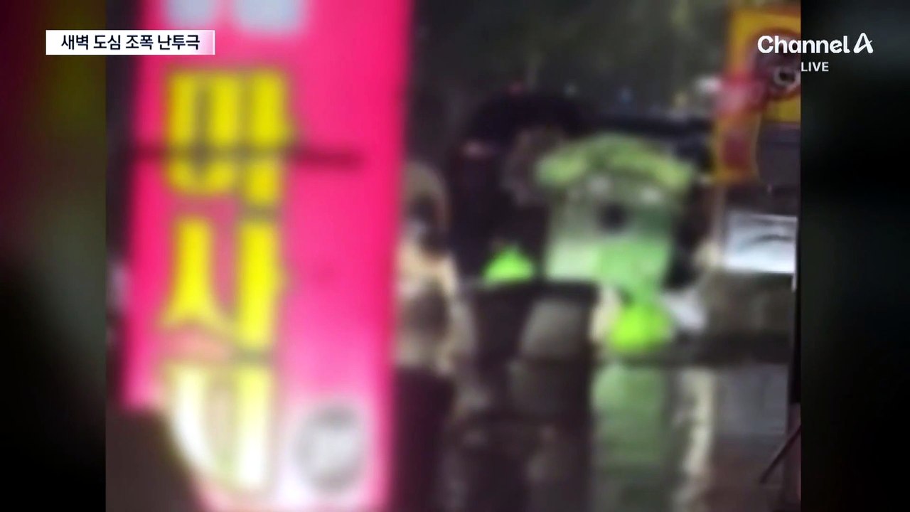 새벽 대전 도심서 조폭 패싸움…술 마시고 시비