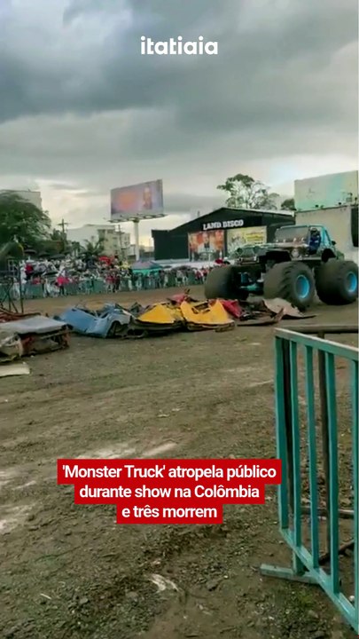 'Monster Truck' atropela público durante show na Colômbia e três morrem; veja vídeo