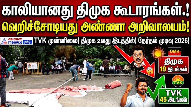 காலியானது திமுக கூடாரங்கள்.! வெறிச்சோடியது அண்ணா அறிவாலயம் !