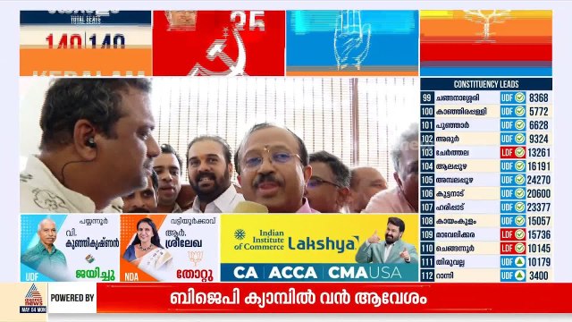 കഴക്കൂട്ടത്തും താമര വിരിഞ്ഞു; വി. മുരളീധരൻ വിജയിച്ചു | Kazhakkoottam | V Muraleedharan