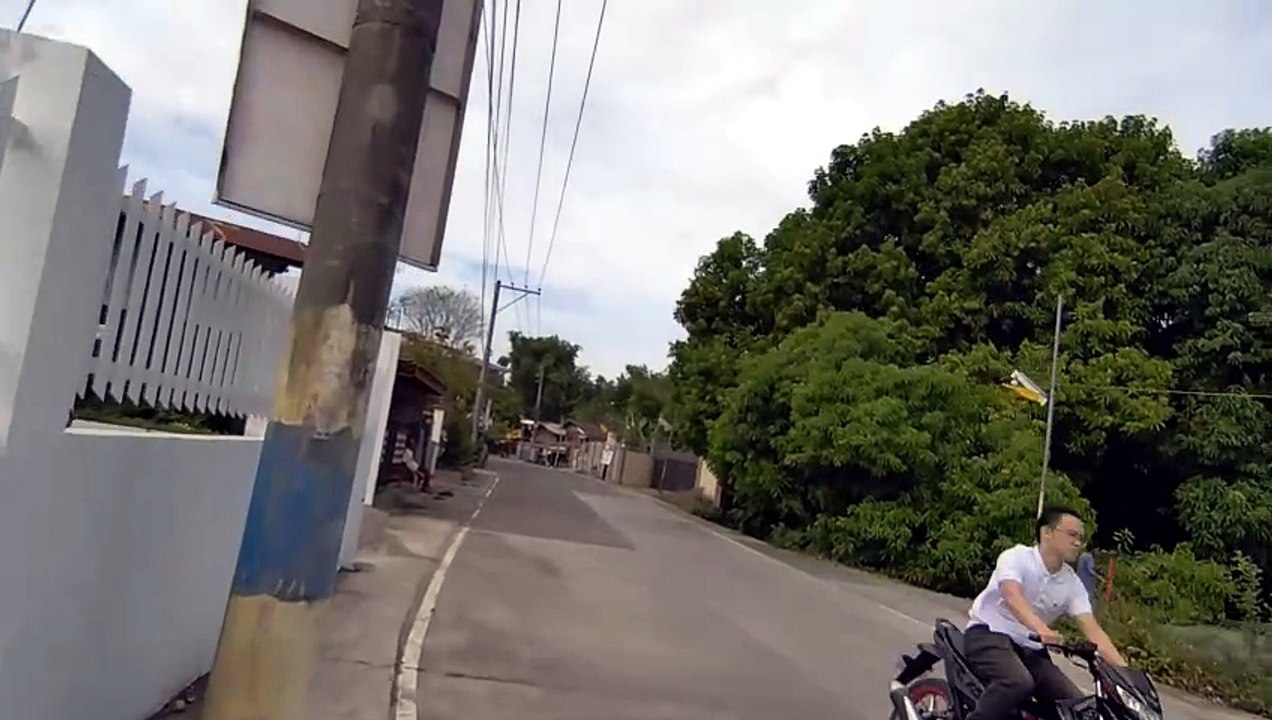 Fresh Concrete Way on San Miguel Road in Calasiao, Pangasinan, Philippines