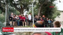 Kağıthane’de evde elektrikli ocaktan yangın çıktı; mahsur kalan yavru kedi kurtarıldı