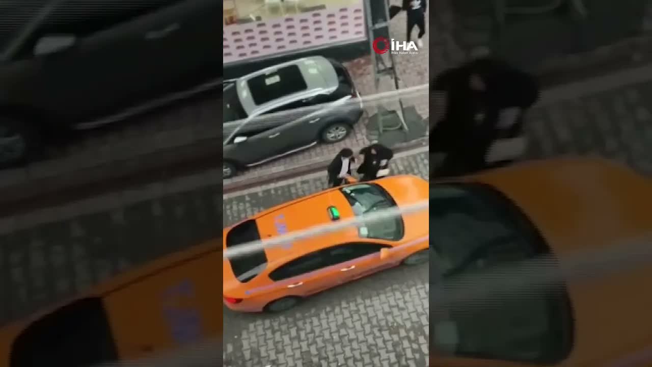 Düğün konvoyundakiler ters yöne girdi ortalık karıştı