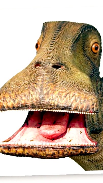 Ce dinosaure possède une tête horrible !
