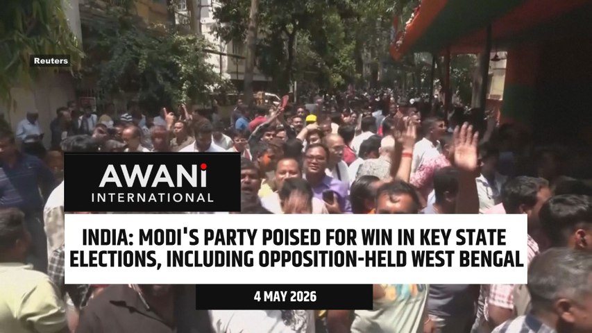 Modi's party poised for win in key state elections, including opposition-held West Bengal