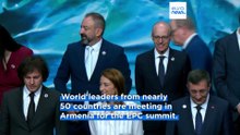 Roberta Metsola clashes with Azerbaijan's Aliyev at European summit in Armenia