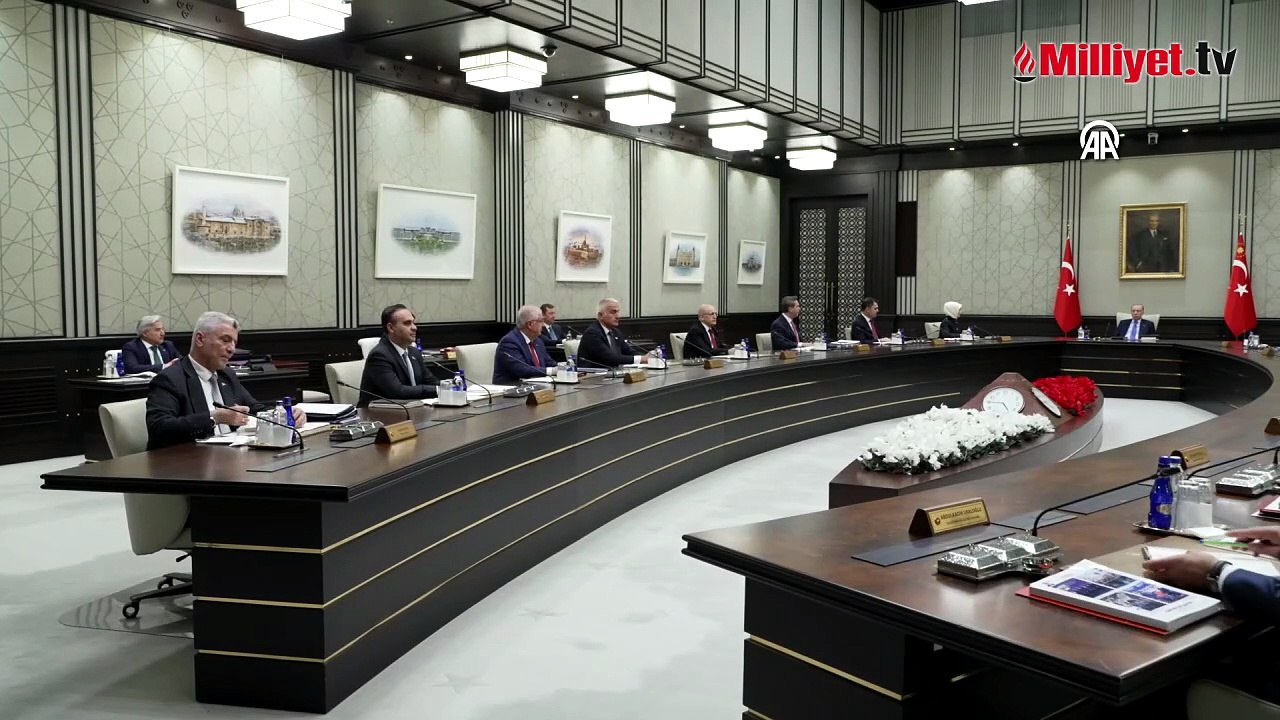 Kabine, Cumhurbaşkanı Erdoğan başkanlığında toplandı