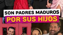 Famosos que son padres maduros por sus hijos