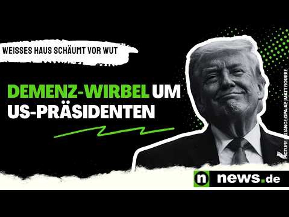 Donald Trump: Demenz-Wirbel um US-Präsidenten - Weißes Haus schäumt vor Wut