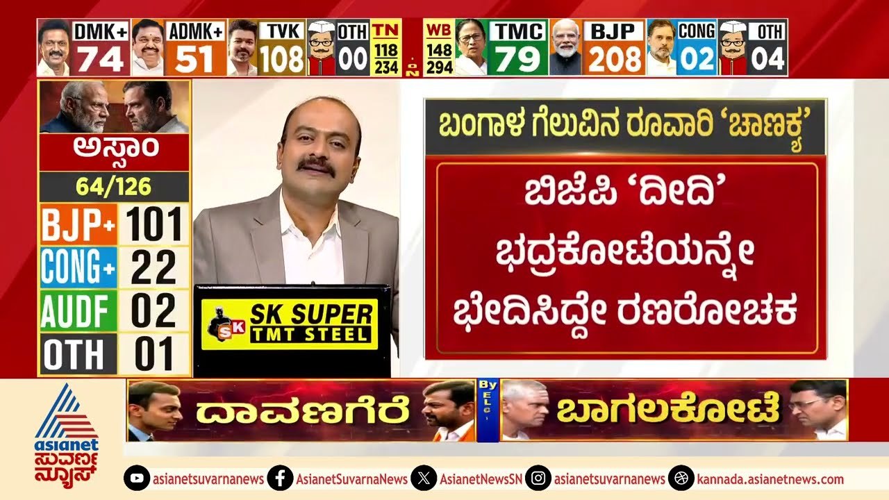 ದೀದಿ ಕೋಟೆ ಧೂಳಿಪಟವಾಗಿದ್ದು ಹೇಗೆ? | Mamata Banerjee | West Bengal Election Results | Suvarna News Hour