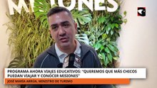 Ahora viajes educativos queremos que más chicos puedan viajar y conocer Misiones