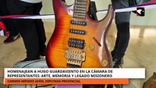 Homenajean a Hugo Guardaviento en la Cámara de Representantes. Arte, memoria y legado misionero