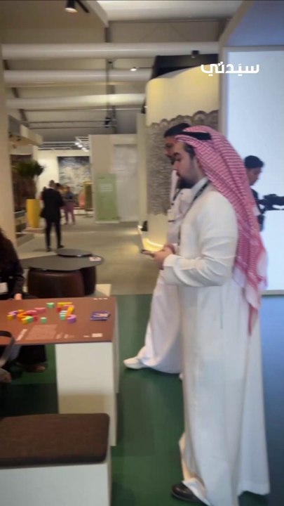 الجناح السعودي من أسبوع دبي للتصميم