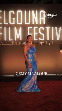 فساتين أسماء جلال تطغى على مهرجان الجونة السينمائي 2024