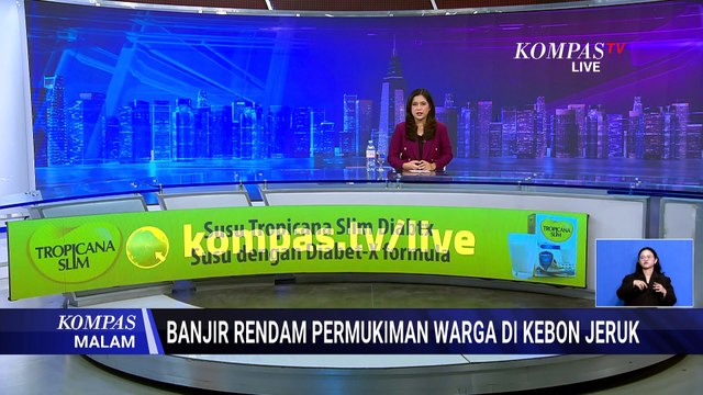 Banjir Setinggi 1-2 Meter Rendam Kebon Jeruk Jakbar, 140 KK Terdampak | KOMPAS MALAM