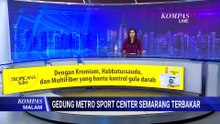 Kebakaran Gedung Metro Sport Center Semarang, Damkar Evakuasi 2 Orang yang Sempat Terjebak