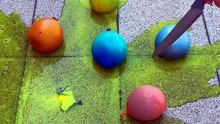Colorful balloon popping explosion fun 🎈