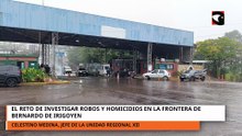 Jefe de la Unidad Regional XII, comisario general Celestino Raúl Medina