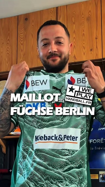 Maillot Füsche Berlin Gidsel ! Code VALOU5 ✨ #WePlayHandball #Handball #Gidsel #HandballPlayer