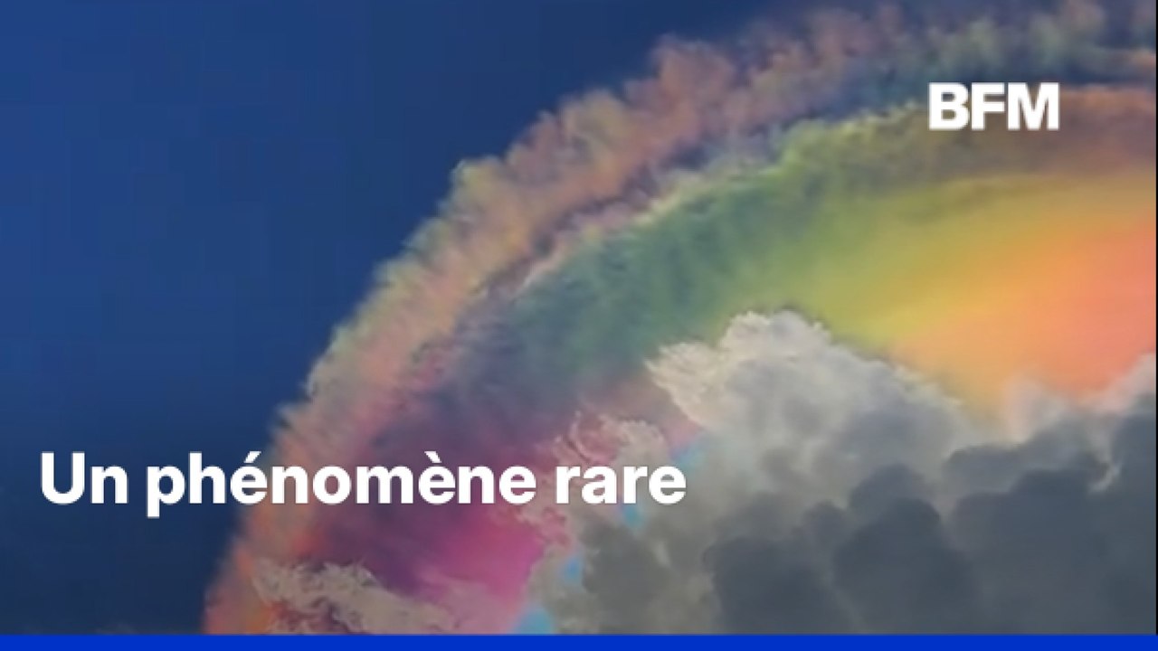 En Indonésie, des nuages teintés aux couleurs d’un arc-en-ciel