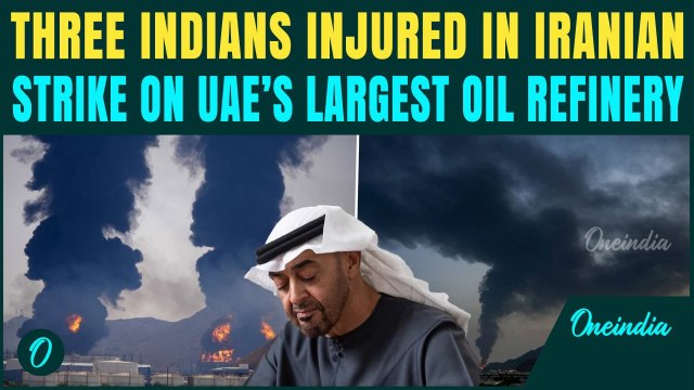 Three Indians Injured After Iran BOMBS UAE’s Fujairah Oil Refinery Amid Hormuz Tensions | Iran War