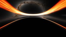 NASA Simulation Of What It Would Look Like Flying Through A 'Black Hole' - Visualization Video