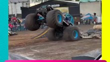 Monster Truck pierde el control y se estrella contra el público en Colombia
