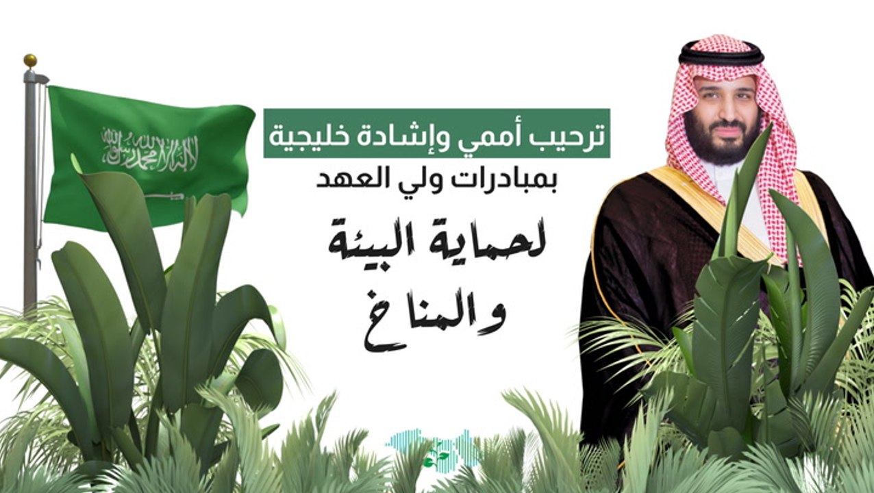ترحيب أممي وإشادة خليجية بمبادرات ولي العهد لحماية البيئة والمناخ