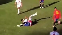 Espeluznante lesión en el Ascenso