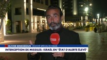 Interception de missiles : Israël en «état d'alerte élevé»