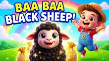 Baa Baa Black Sheep 🐑🎶 | Classic Nursery Rhyme for Kids | Fun Learning Song | Kids Melody Garden
