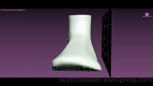 Ponikarovsky: 3DS MAX Practice Polygon Modeling Foot Model Video #3 (05-04-2026)