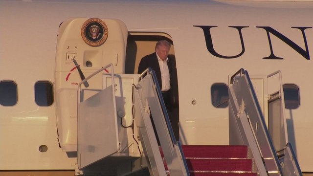 Trump's Warm and Genuine Hello to Marine One Pilots Before Departure