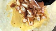 French Tacos Viande & Sauce Gruyère & Frites #BR3 #Tacos #Food #Foodies #eating