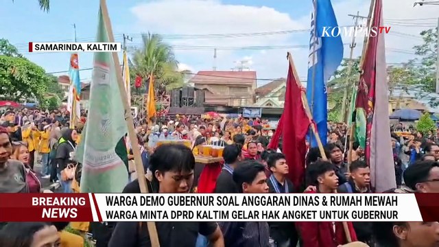Warga Kaltim Demo! Soroti Kebijakan Mewah hingga Dinasti Gubernur Rudy Mas'ud