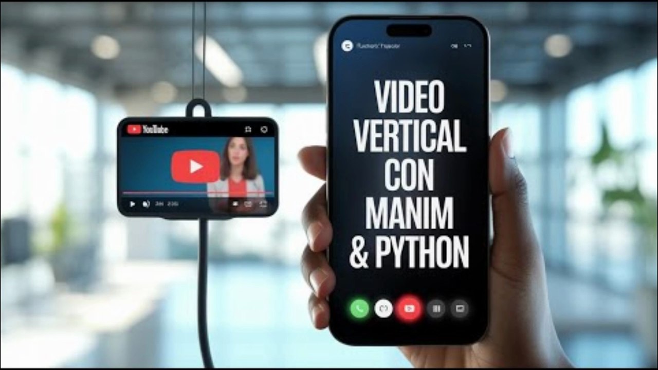 📱 Videos verticales 9:16 con Manim & Python #python #practicando