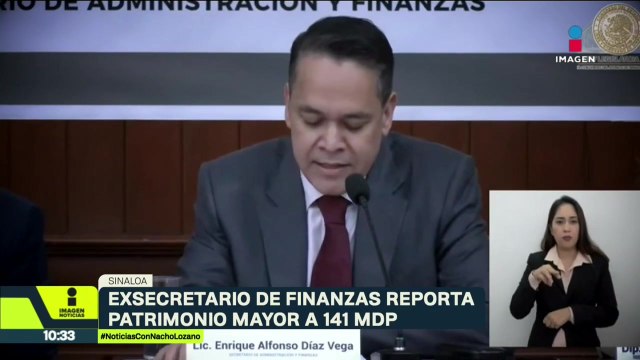 El encargado de finanzas del gobierno de Rocha Moya reportó un patrimonio de 141 mdp
