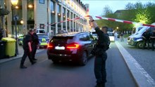 German police investigate scene of deadly car ramming