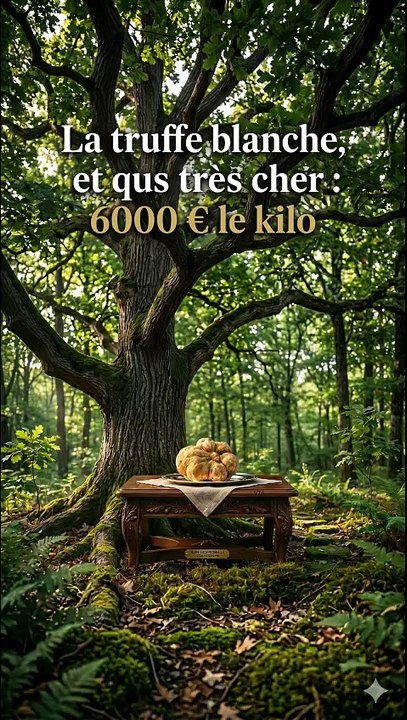 la truffe blanche ce qui est rare est trés trés cher