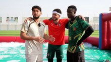 تحدي مباراة الملعب الصابوني ضد فريق اليوتيوبرز!😂🔥